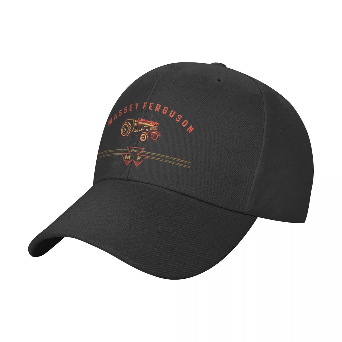 Golf Cap Dad - メンズウォッシュドベースボールキャップ、レトロトラクタートラッカースナップバックキャップ、パパ帽子、メシーフェガオンゴルフハット