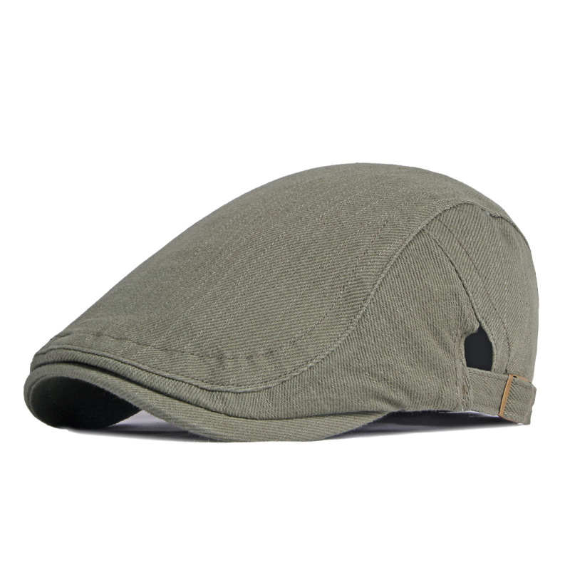 Newsboy Cap Ivy - 男性と女性のためのベレー帽,綿のバイザーキャップ,調節可能なヘッドバンド,色は黒,灰色,レトロ,ユニセックス,春と夏