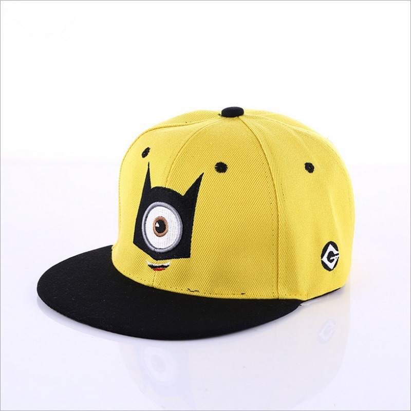 Visor Sun Hat - ミニオンズ野球帽アニメ子供大人面白い旅行ヒップホップサンバイザーかわいい帽子男の子女の子漫画刺繍帽子子供ギフト