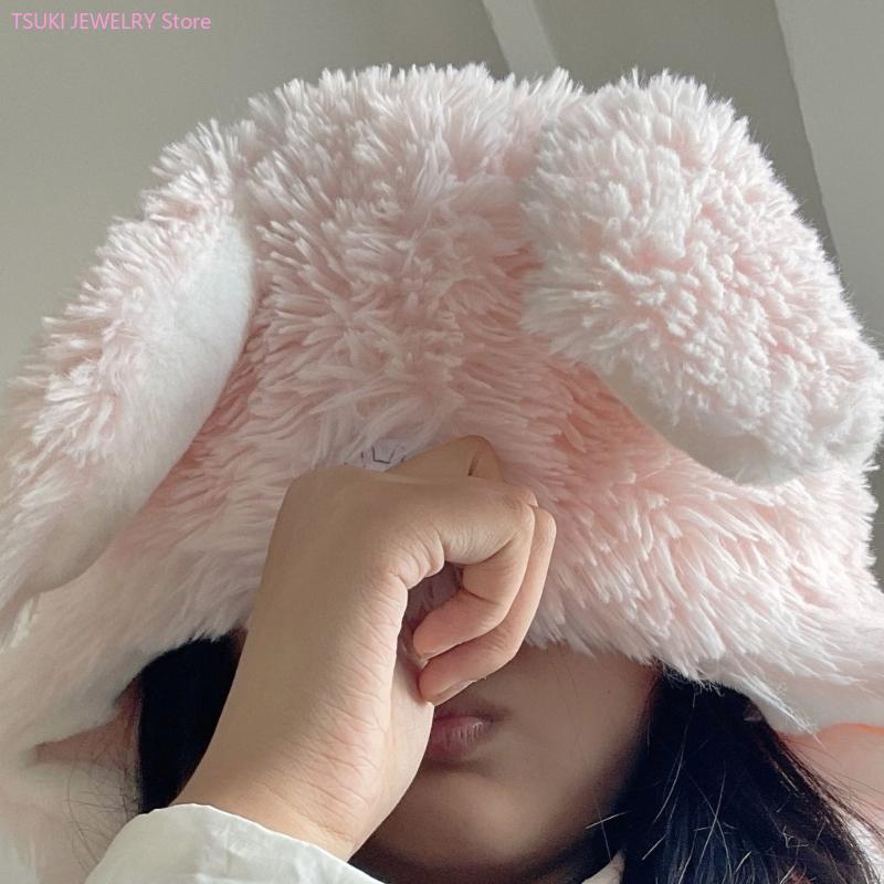Winter Trapper Hat - 62KE 暖かいぬいぐるみ帽子 フロッピーウサギの耳付き 寒い天候に不可欠なスキーハイキング帽子