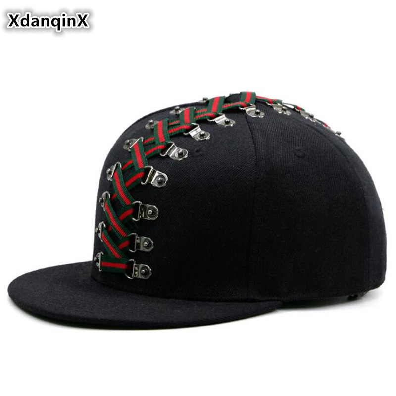 Snapback Hat Flat - ノベルティパンクスタイルヒップホップキャップ平つば帽子個性ファッション女性用帽子男性用キャップ 모자 кепка カスケット Gorras Hombre