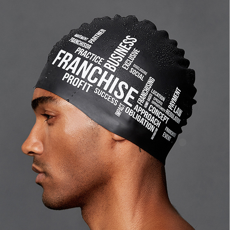 Swim Hat Silicone - ユニセックスビッグサイズシリカゲル快適な水泳キャップ帽子アクセサリー男性女性防水フィッシュテール