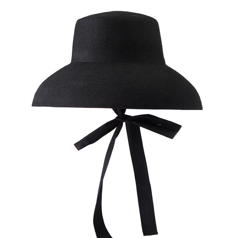 女性のためのレトロなスタイルのウールの帽子,広いつばの広い冬 - Fedora Hat Wool のレビューと価格