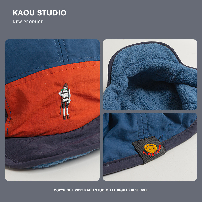 男性と女性のためのレトロなフリースサイクリングキャップ,耳の - Corduroy Cap 5 Panel のレビューと価格