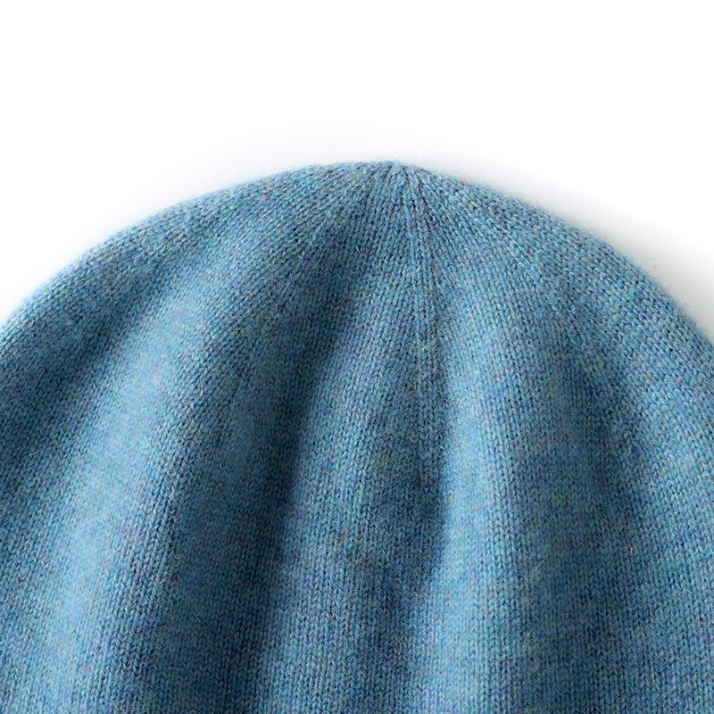 「ユニセックス 100% カシミア冬用ビーニー - 柔らかく - Beanie Cuffed Knit のレビューと価格