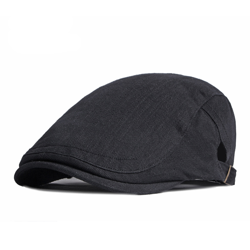 男性と女性のためのベレー帽,綿のバイザーキャップ,調節可能な - Newsboy Cap Ivy のレビューと価格