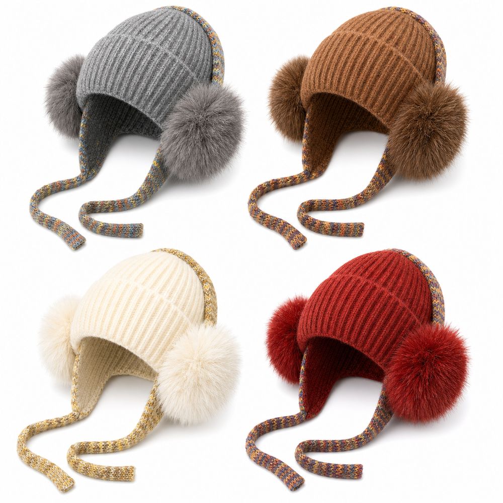 デイリーニット耳当て付きビーニー フリース裏地付き カフ付き - Beanie Cuffed Knit のレビューと価格