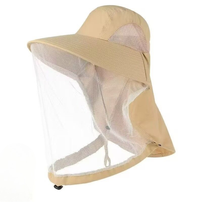メッシュサンハット ネックバンドと調節可能なヘッドバンド付き - Sun Hat Wide Brim のレビューと価格