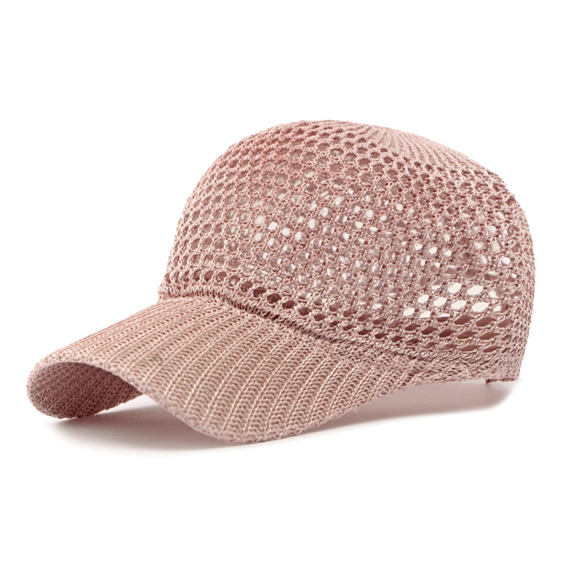 メンズ・レディース兼用 通気性メッシュ野球帽 軽量中空ニット - Baseball Cap Structured のレビューと価格