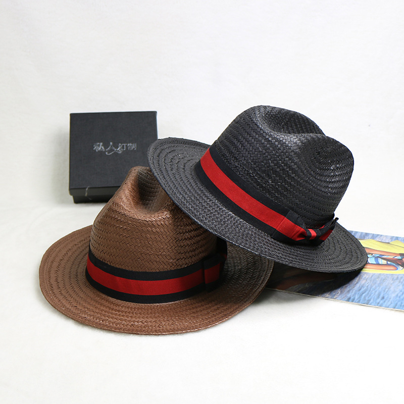 手織り麦わら帽子 ジャズ カウボーイ スタイル ビーチ 休暇 - Cowboy Hat Straw のレビューと価格