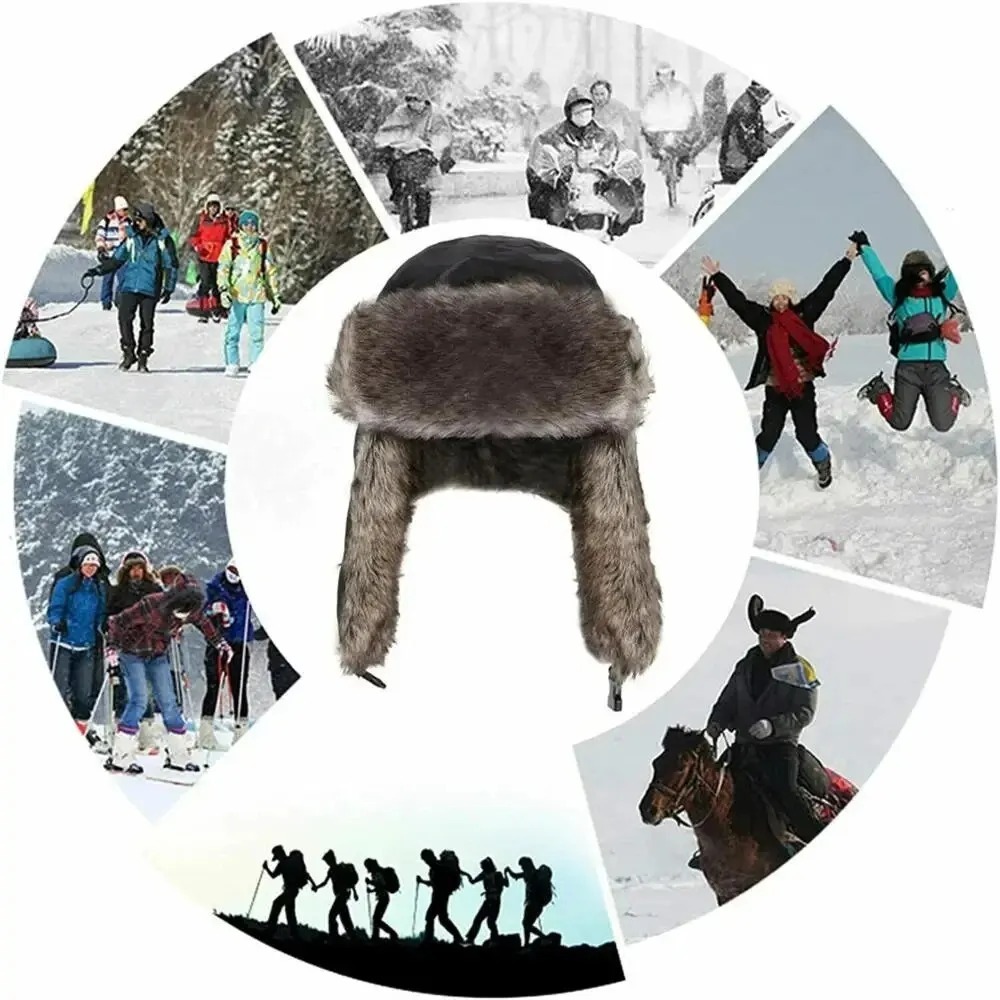 メンズウィンタートラッパーアビエイタートルーパーイヤーフラッ - Winter Trapper Hat のレビューと価格