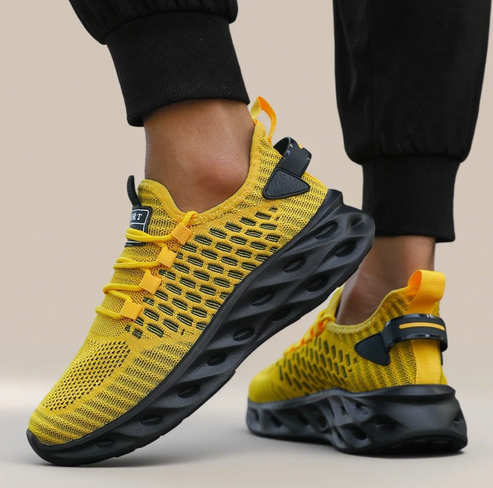 メンズウォーキングシューズは通気性があり、軽量でファッショナ - Running Cap Lightweight のレビューと価格