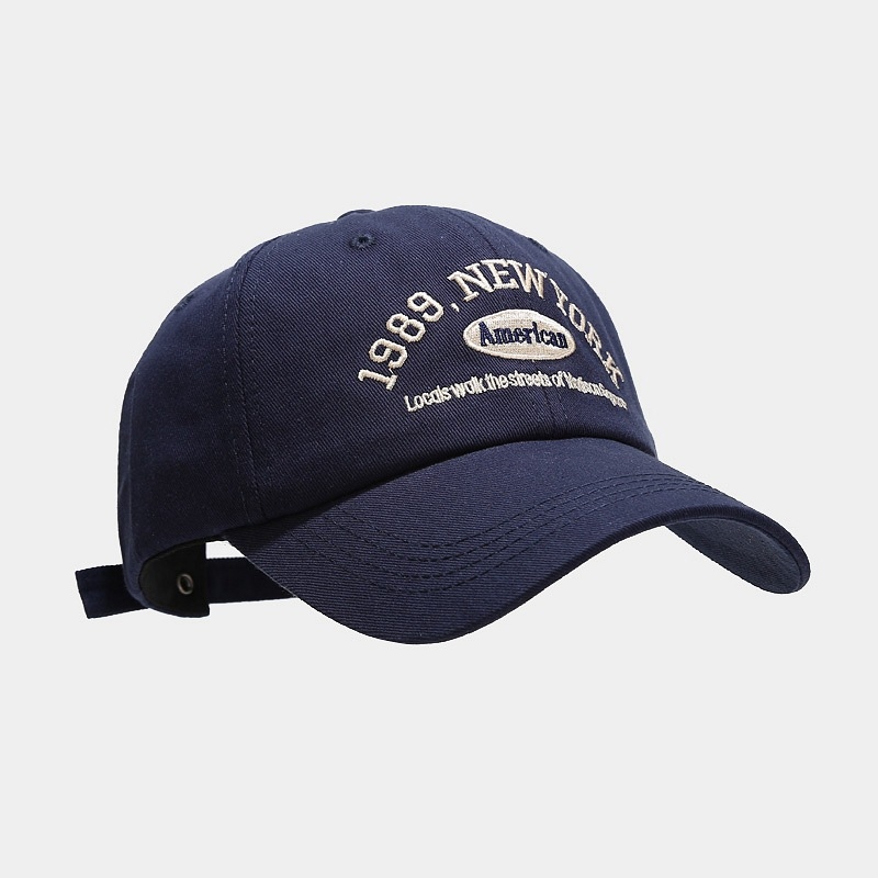 1989 ニューヨーク刺繍入り野球帽ウォッシュドコットン調節 - Dad Hat Cotton のレビューと価格