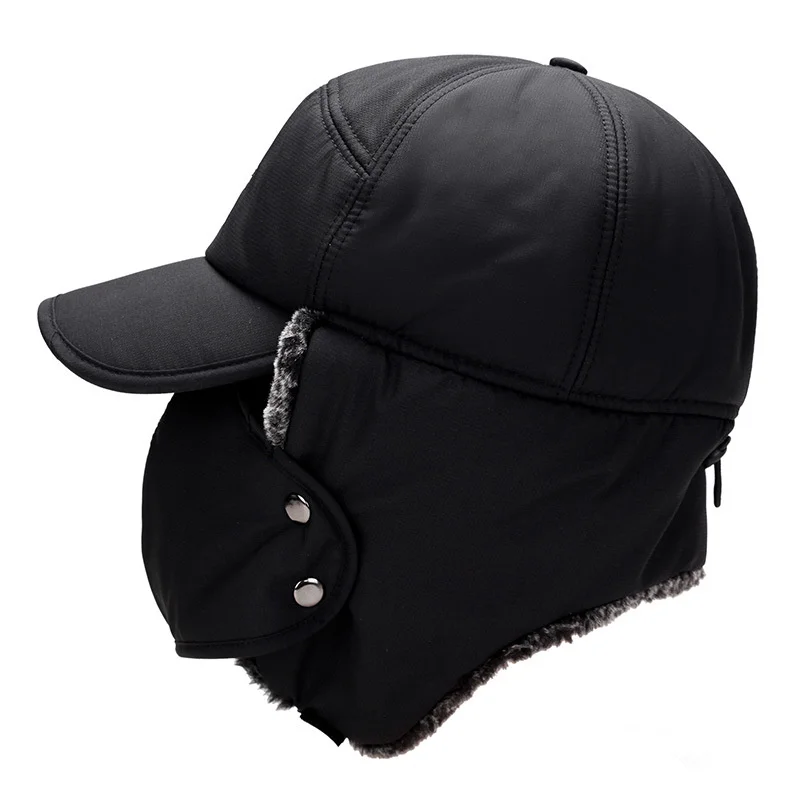 冬用ファー暖かい防風帽子 男女兼用 雷鋒帽 ボンバーフェイク - Winter Trapper Hat のレビューと価格