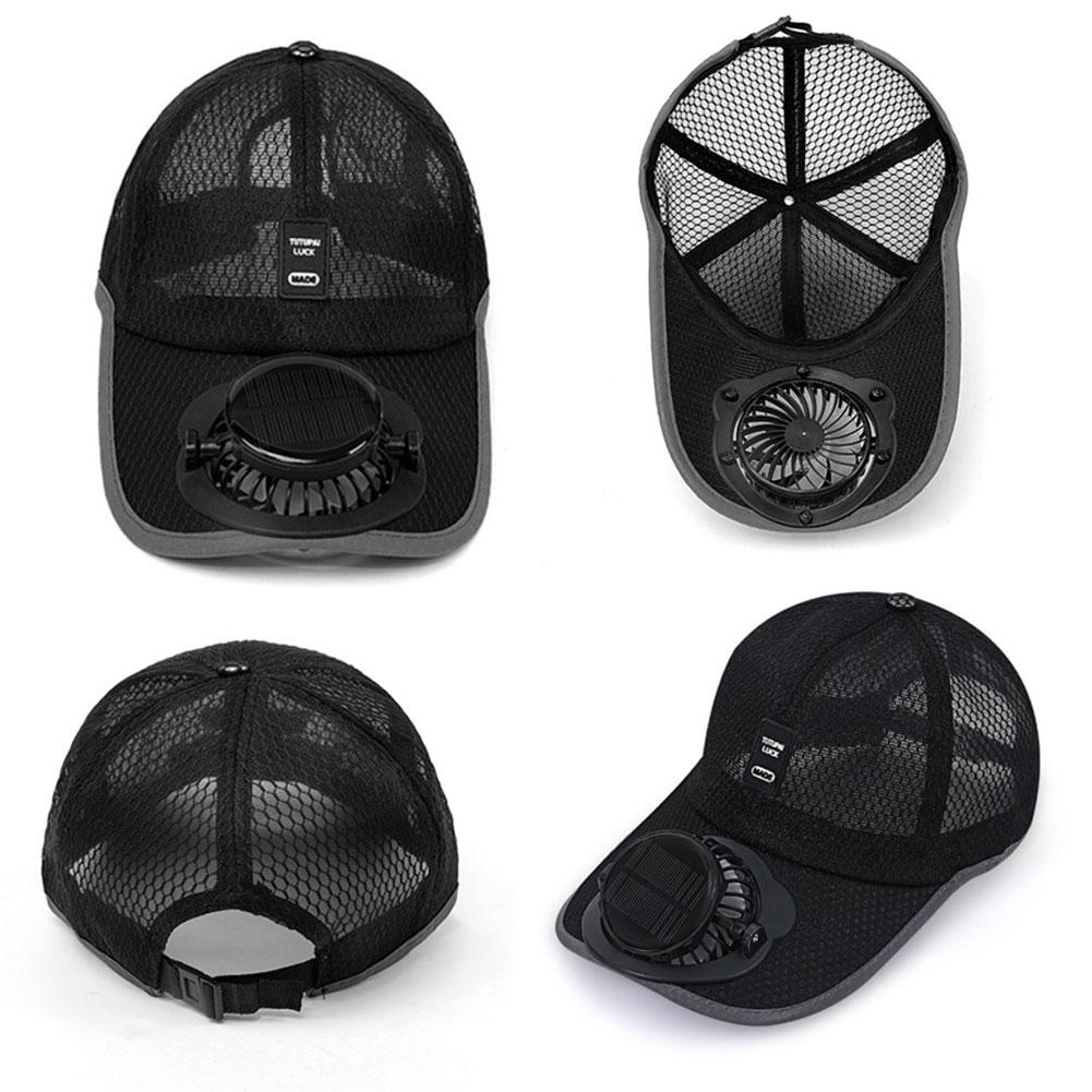ソーラーパワーファン付きメッシュ野球帽、夏の屋外ビーチサンハ - Golf Cap Dad のレビューと価格