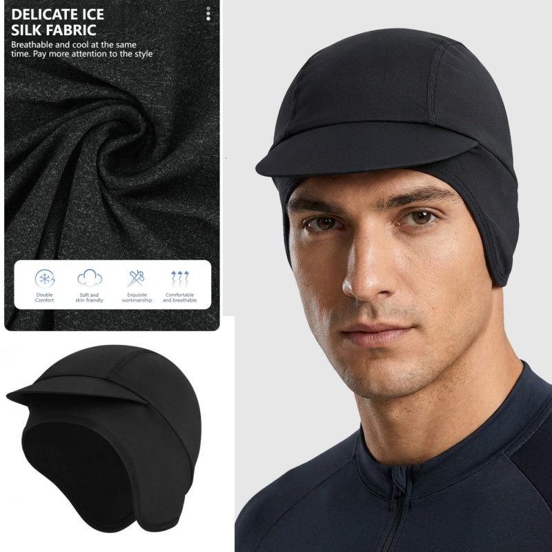 オートバイサイクリングヘルメットライナーヘッドラップキャップ - Skull Cap Helmet Liner のレビューと価格