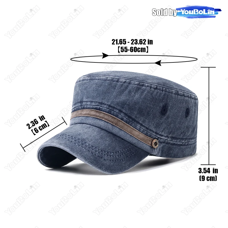 洗いざらしの帽子、古い綿のフラットハット、綿の通気性のあるボ - Dad Hat Cotton のレビューと価格