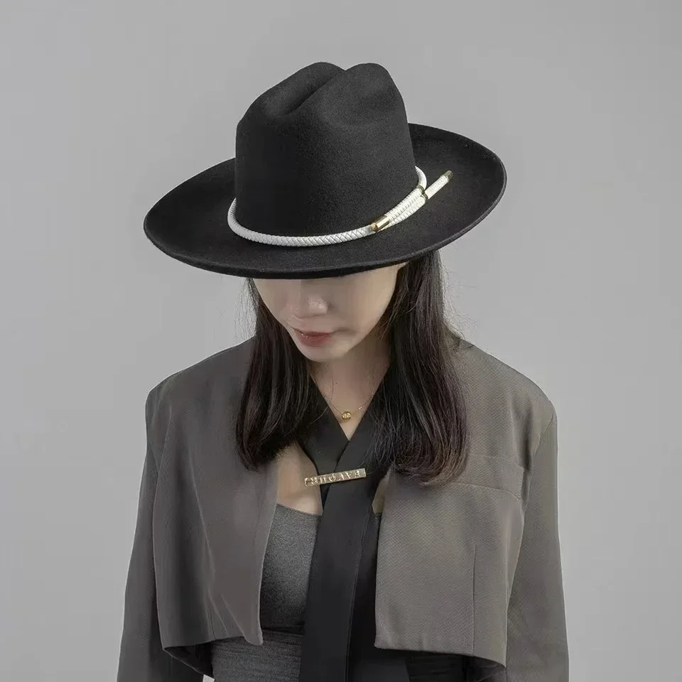 2025年ニューレトロINSシックな冬用ウールフェルトクラシ - Fedora Hat Wool のレビューと価格