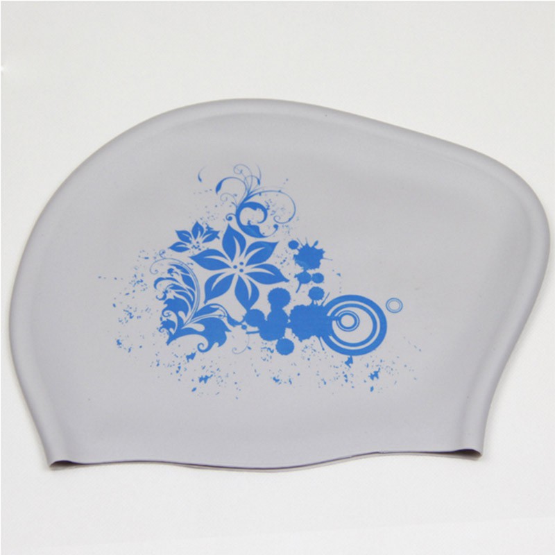 シリコーン水泳キャップロングヘア用女性の防水水泳キャップレデ - Swim Hat Silicone のレビューと価格