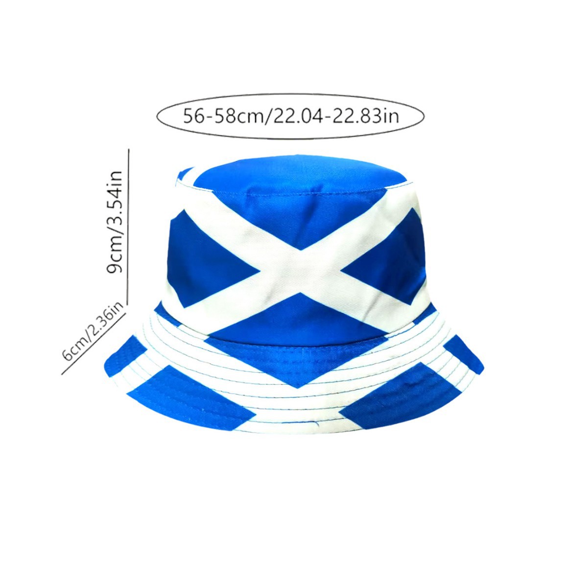 2026年スコットランドホットセールサッカーカップフラッグプ - Bucket Hat Cotton のレビューと価格