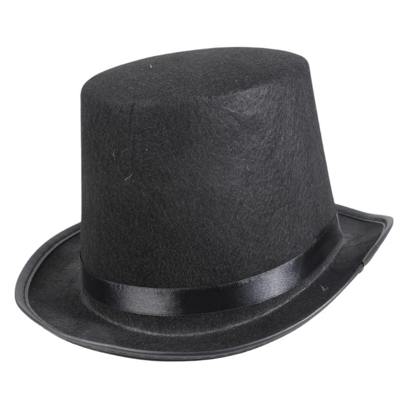 レトロシルクハットマジシャンコスチュームコスプレハロウィン小 - Fedora Hat Wool のレビューと価格