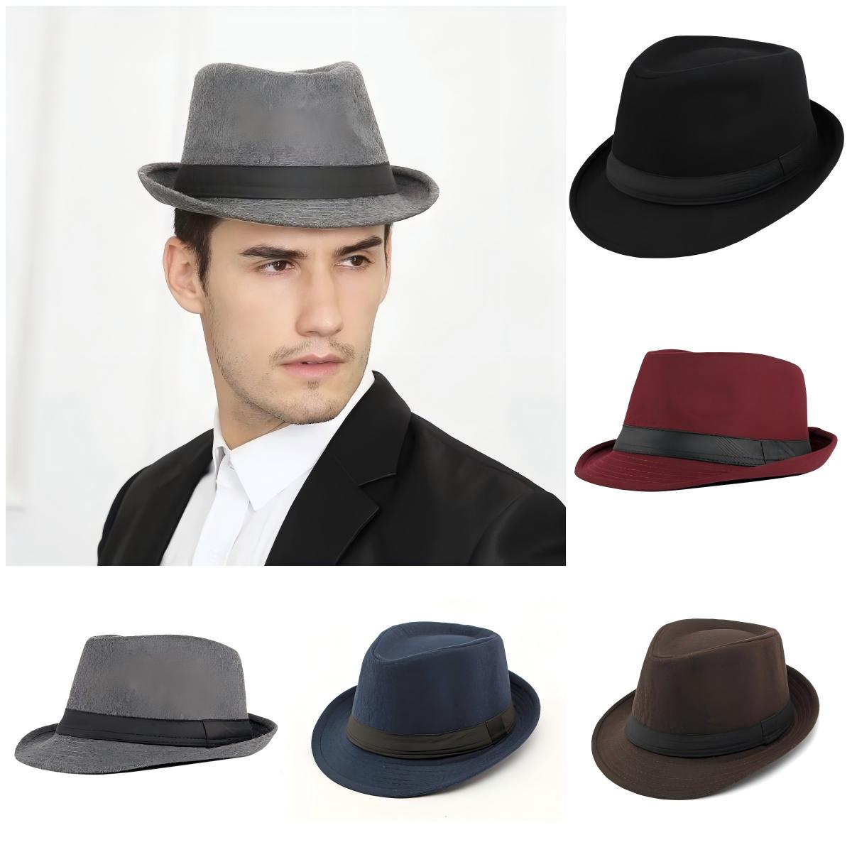 帽子 メンズ 秋冬新作 ブリティッシュスタイル メンズ ジャ - Fedora Hat Wool のレビューと価格