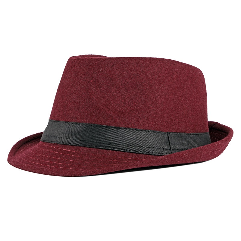 帽子 メンズ 秋冬新作 ブリティッシュスタイル メンズ ジャ - Fedora Hat Wool のレビューと価格