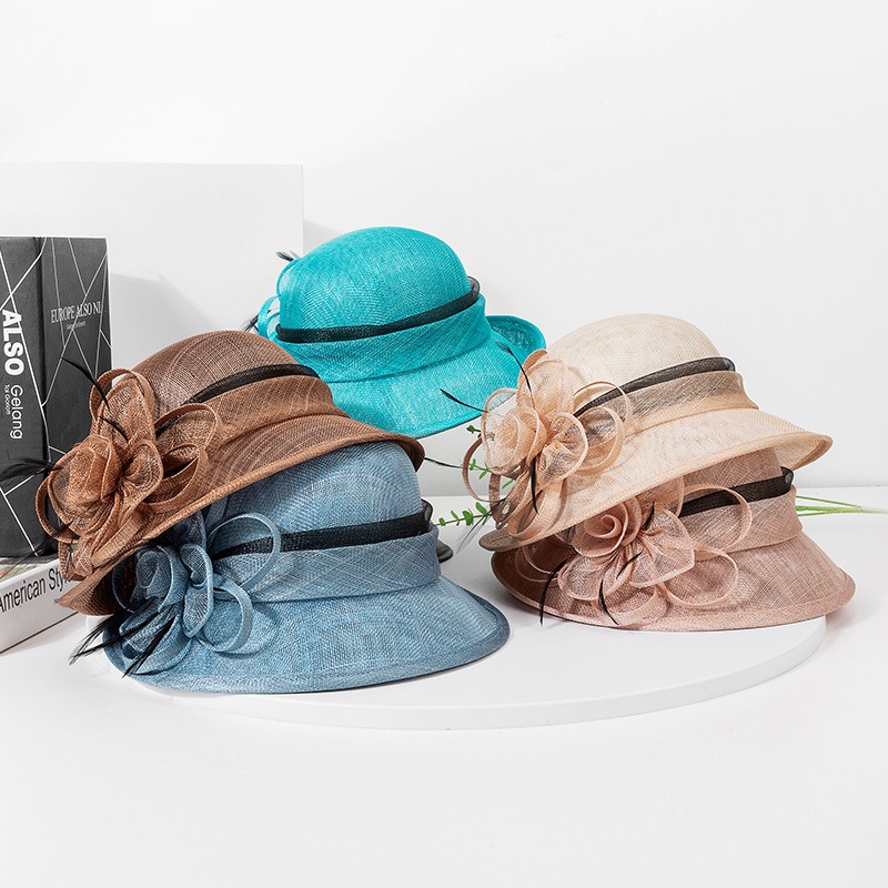 トレンディなオーガンザサンハット、フリル付きワイドブリムウェ - Sun Hat Wide Brim のレビューと価格