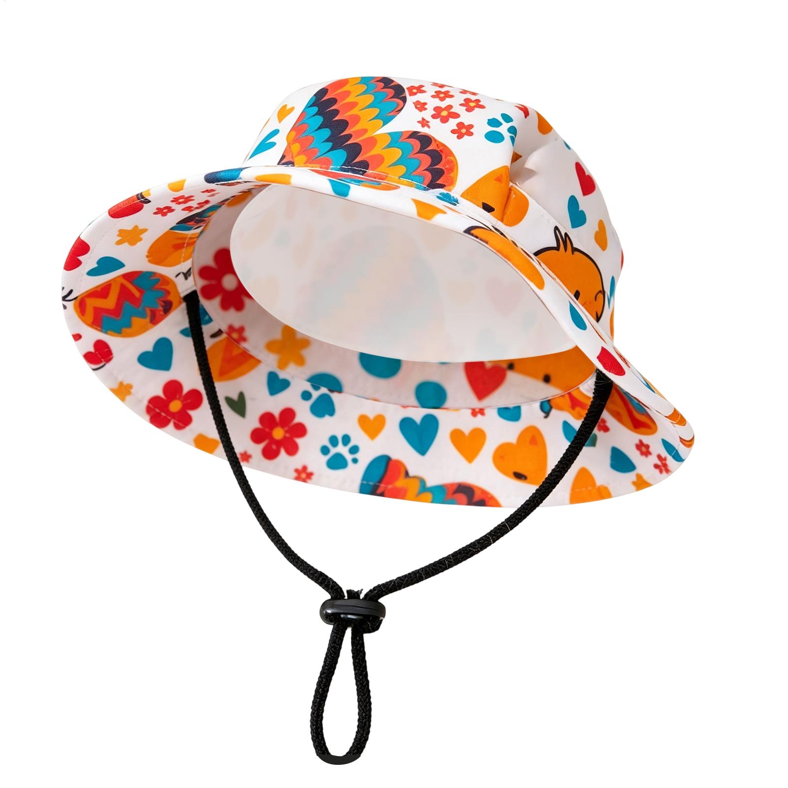 1PC 調節可能な犬用帽子かわいいプリントキャップ子犬や小型 - Running Cap Lightweight のレビューと価格