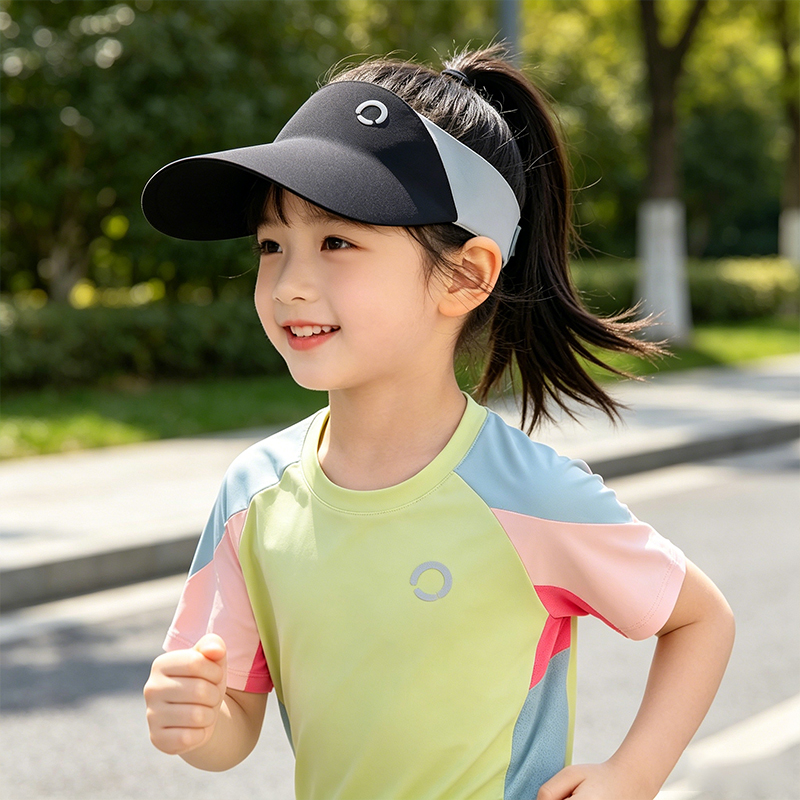 調節可能な子供用UV保護サンバイザー 軽量速乾性通気性キャッ - Running Cap Lightweight のレビューと価格