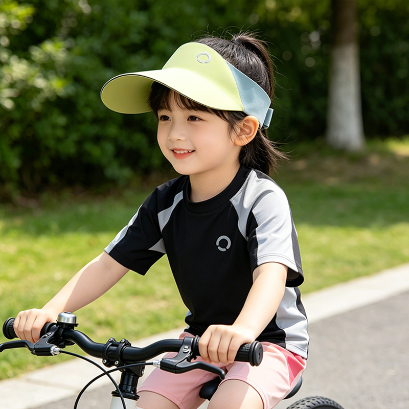 調節可能な子供用UV保護サンバイザー 軽量速乾性通気性キャッ - Running Cap Lightweight のレビューと価格