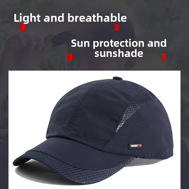 1PC 日焼け防止帽子通気性メッシュ野球帽調節可能な速乾性ス - Trucker Cap Mesh のレビューと価格