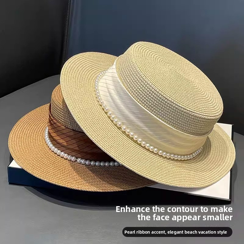 2025年ニューデザイン帽子 レトロフラットトップ レディー - Sun Hat Wide Brim のレビューと価格