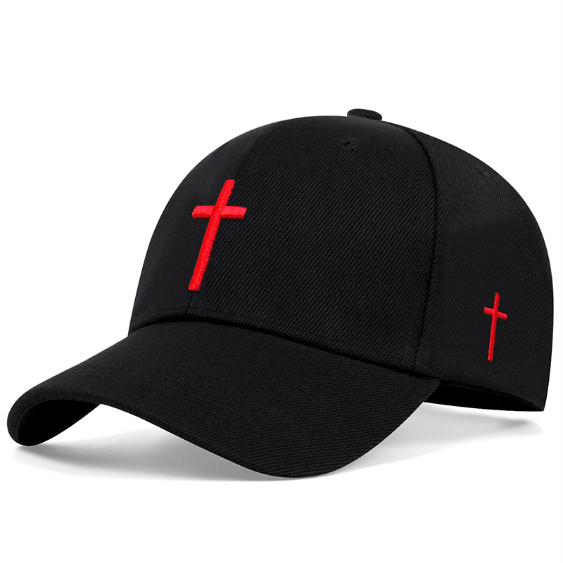 クロス刺cross付き野球帽,調節可能なゴルフハット,コット - Golf Cap Dad のレビューと価格