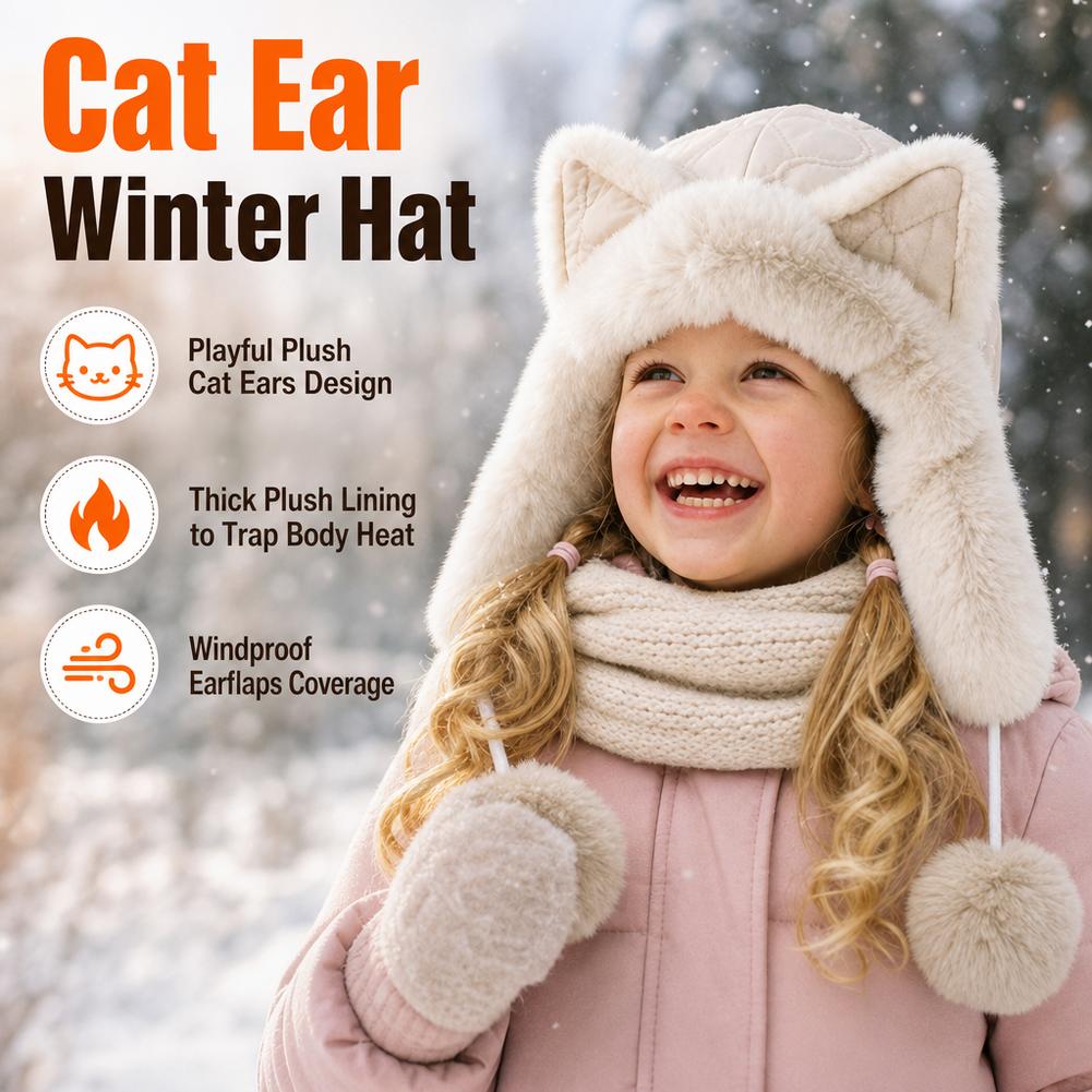 豪華なキツネの耳付き冬用トラッパーハット、保温性と防風性を備 - Winter Trapper Hat のレビューと価格