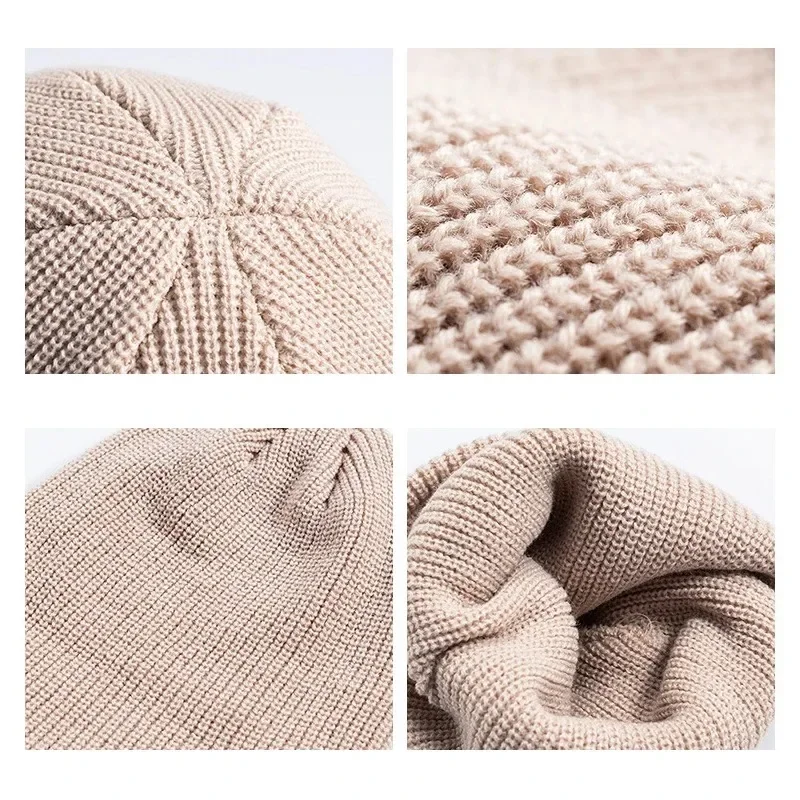 冬用ニット帽 暖かいアウトドアスポーツ用 防寒ランニングビー - Beanie Cuffed Knit のレビューと価格