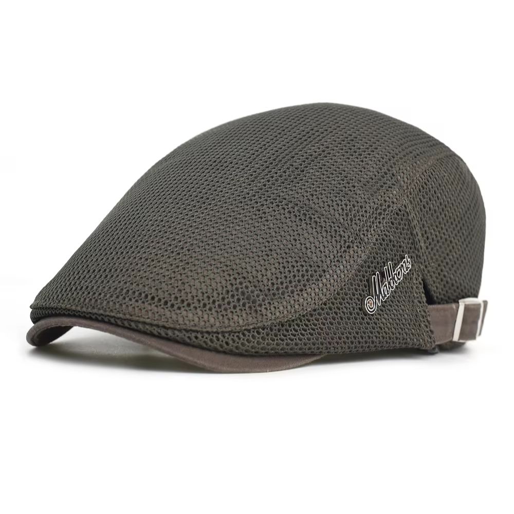 春夏通気性メッシュニュースボーイキャップ男性女性カジュアルベ - Newsboy Cap Ivy のレビューと価格