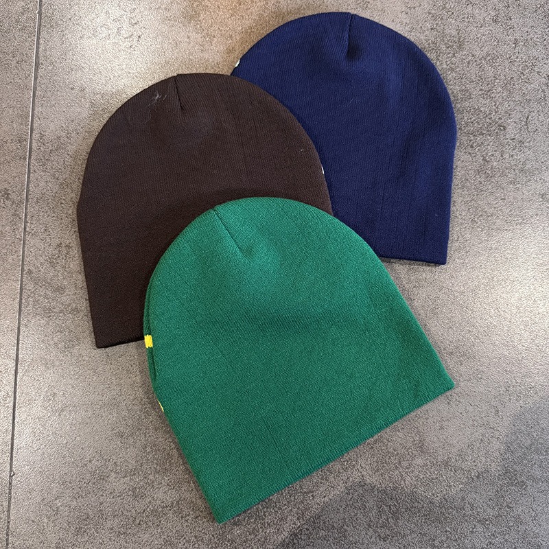 アマガエルプリントビーニー男性女性、ストレッチニットスカルキ - Beanie Cuffed Knit のレビューと価格