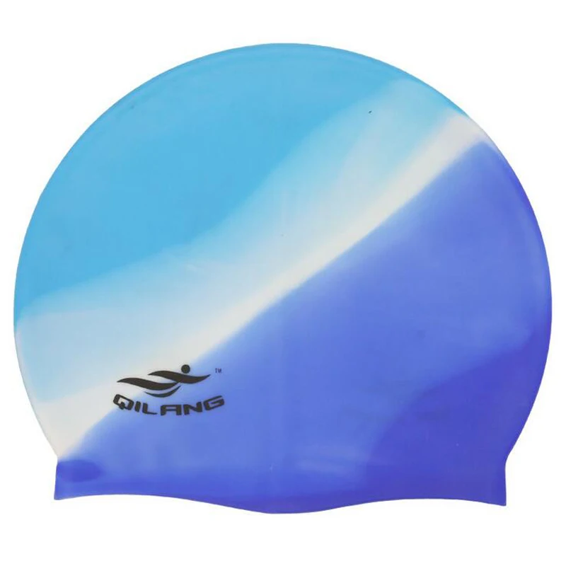 防水シリコーン水泳キャップ女性男性高弾性柔軟な保護耳髪水泳プ - Swim Hat Silicone のレビューと価格