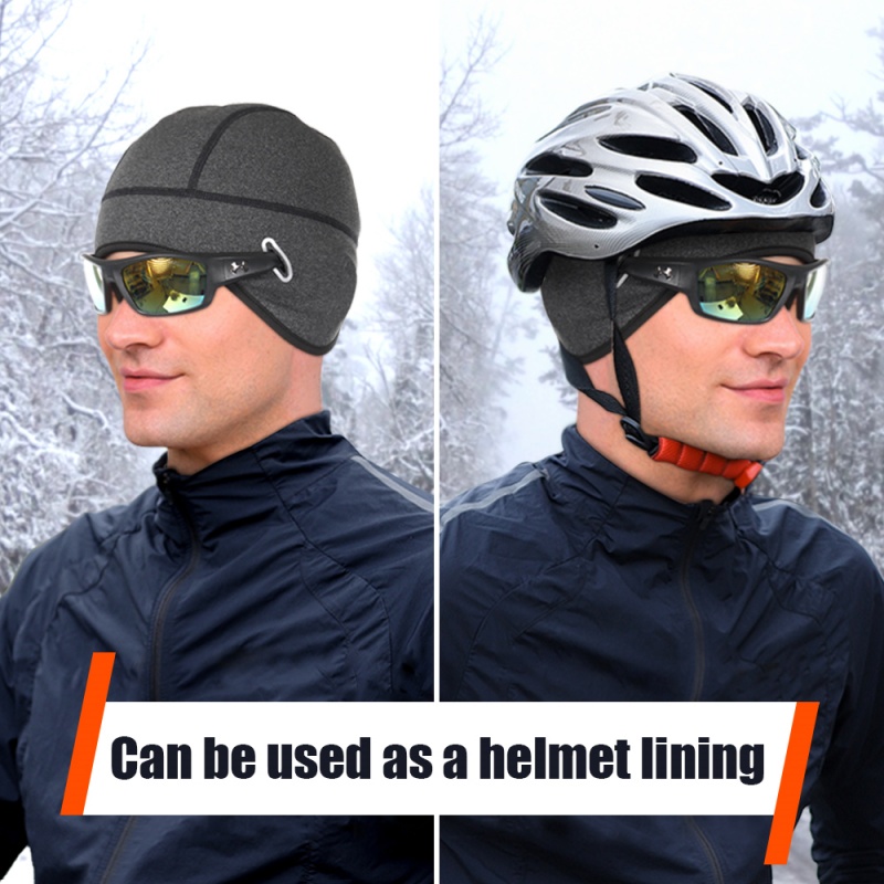 冬用サイクリングウォームキャップ MTBヘルメットライナー  - Skull Cap Helmet Liner のレビューと価格