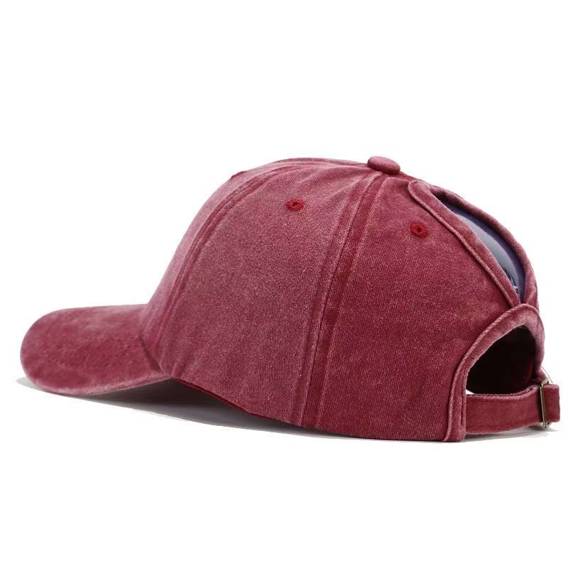 ウォッシュドコットン調節可能なポニーテール野球帽クラシックな - Golf Cap Dad のレビューと価格