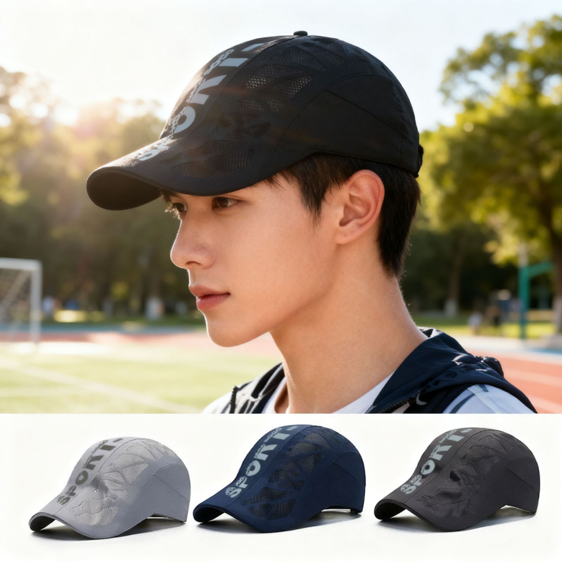 メンズニュースボーイキャップ、メッシュ通気性アイビーキャップ - Newsboy Cap Ivy のレビューと価格