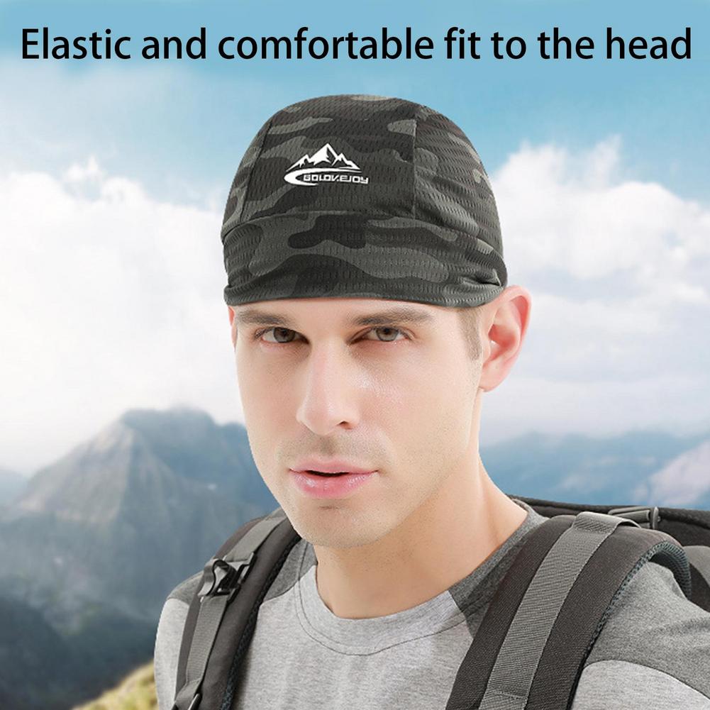 サイクリングキャップ 夏用 アイスシルク 速乾性 UVカット - Skull Cap Helmet Liner のレビューと価格