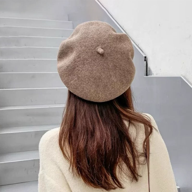 秋の定番フレンチウールベレー帽 レディース ヴィンテージ 無 - Beret French Wool のレビューと価格