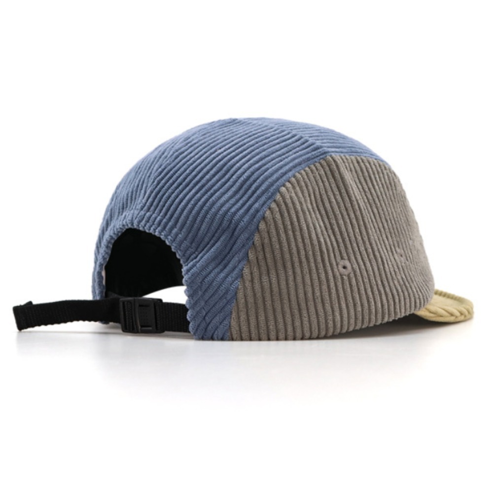 5パネルショートブリムキャップ、ヴィンテージクラシックブラッ - Corduroy Cap 5 Panel のレビューと価格