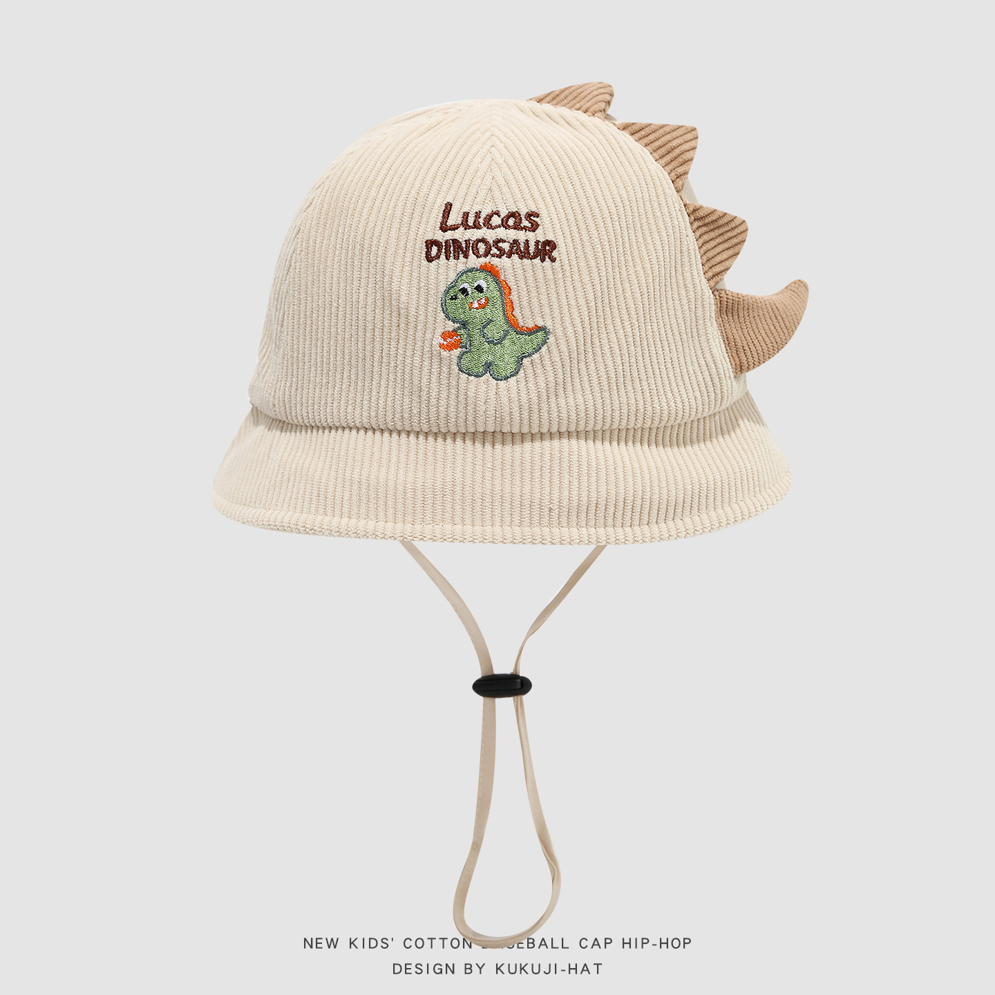 かわいいベビーサンハット春秋軽量恐竜バケットハットワイドつば - Bucket Hat Cotton のレビューと価格