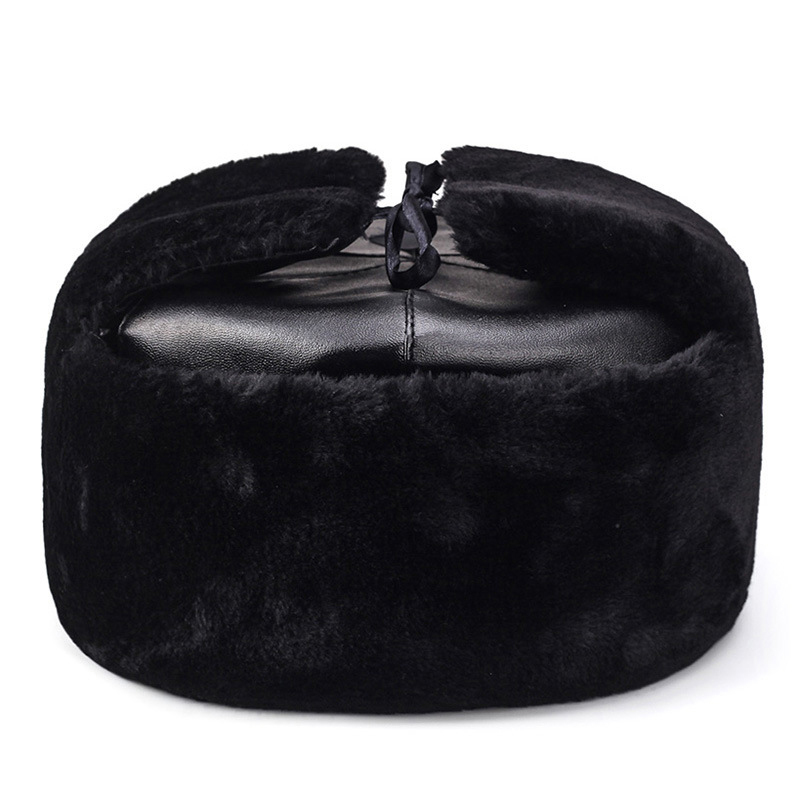 暖かい厚いロシアの帽子男性軍の帽子冬のushankaボンバー - Trapper Hat Ear Flap のレビューと価格