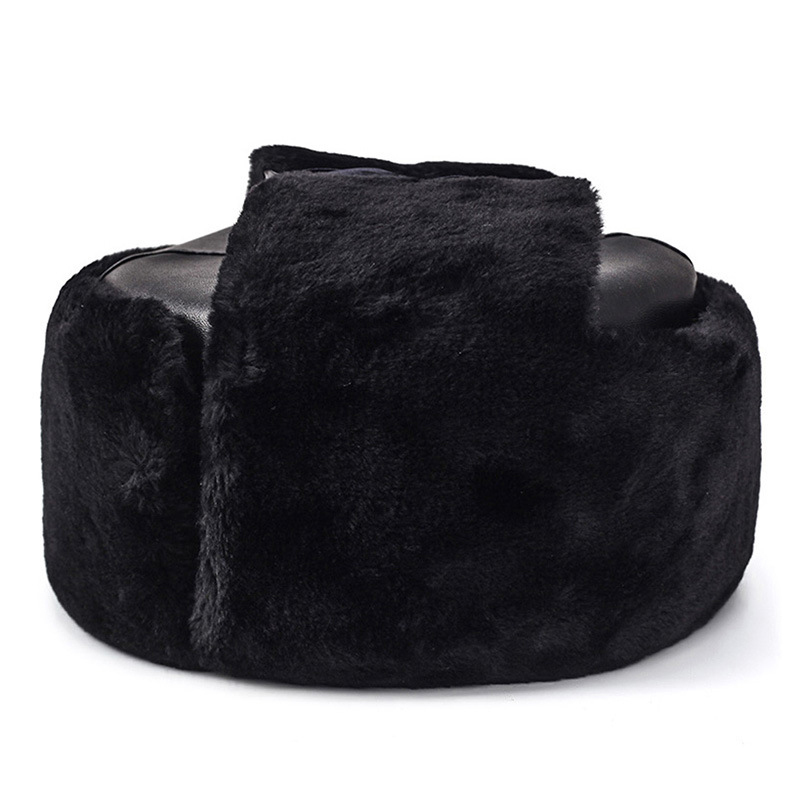 暖かい厚いロシアの帽子男性軍の帽子冬のushankaボンバー - Trapper Hat Ear Flap のレビューと価格