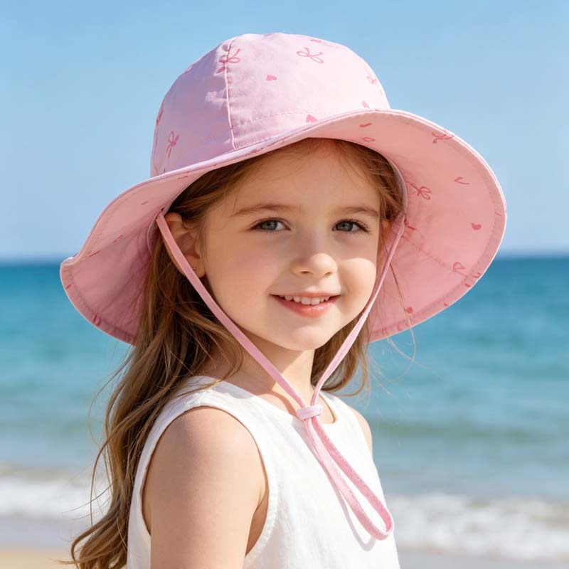 2026 キッズガール帽子夏プリント子供太陽の帽子女の子のた - Bucket Hat Cotton のレビューと価格