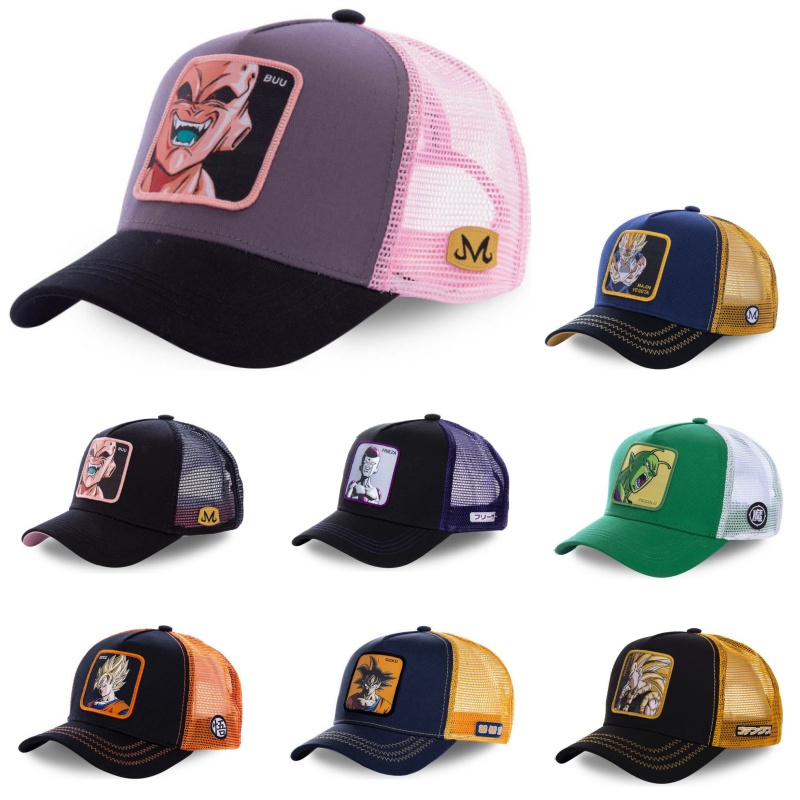ドラゴンボール息子悟空メンズキャップ,ヒップホップスタイルの - Trucker Cap Mesh のレビューと価格